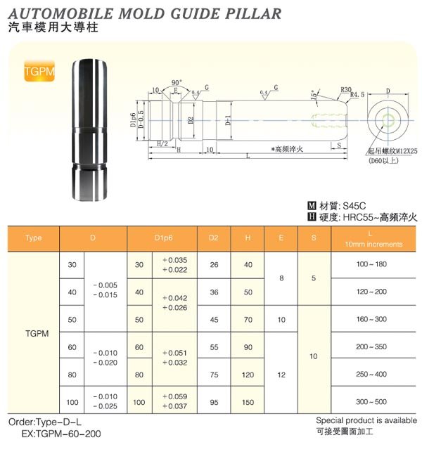 Automobile-Mold-Guide-Pillar