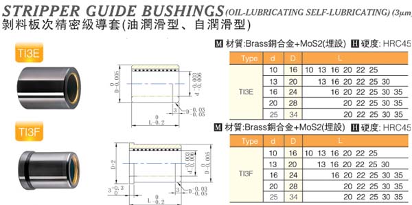 Stripper-Guide-Bushings(Oil-Lubricating Self-Lubricating)(3pm)